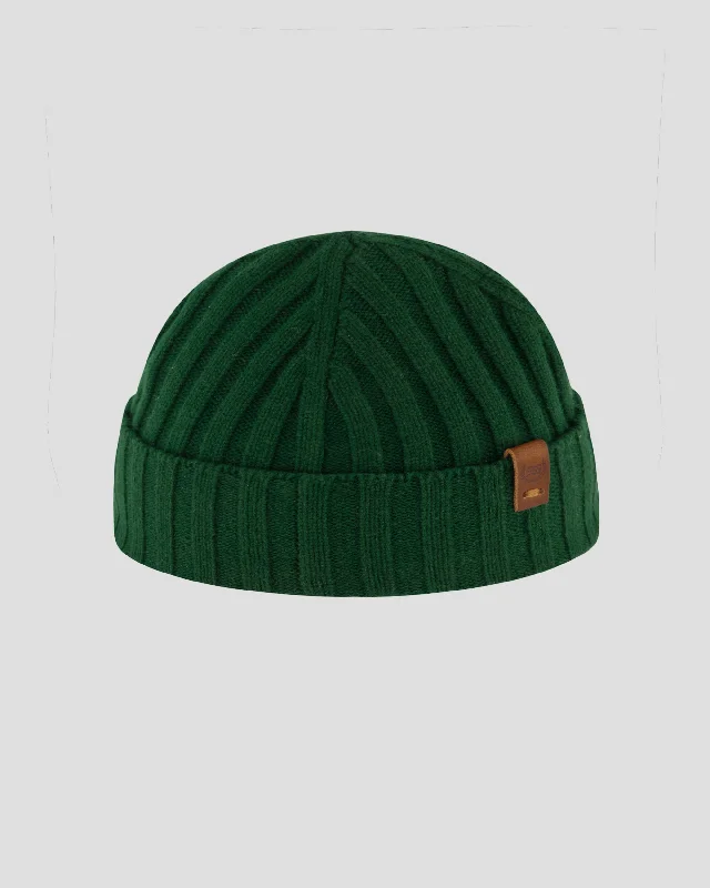 SG Cashmere + Merino Fisherman Beanie - Green