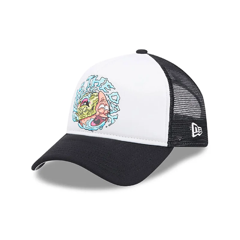 Spongebob Squarepants Seas The Day Black 9FORTY A-Frame Trucker Cap