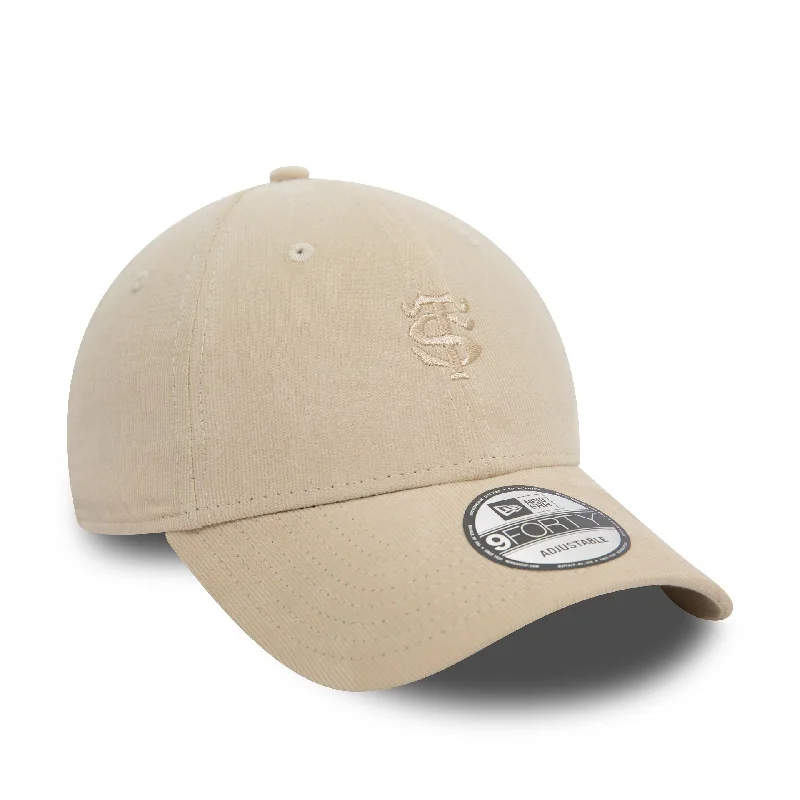 Stade Toulousain Baby Cord Light Beige 9FORTY Adjustable Cap