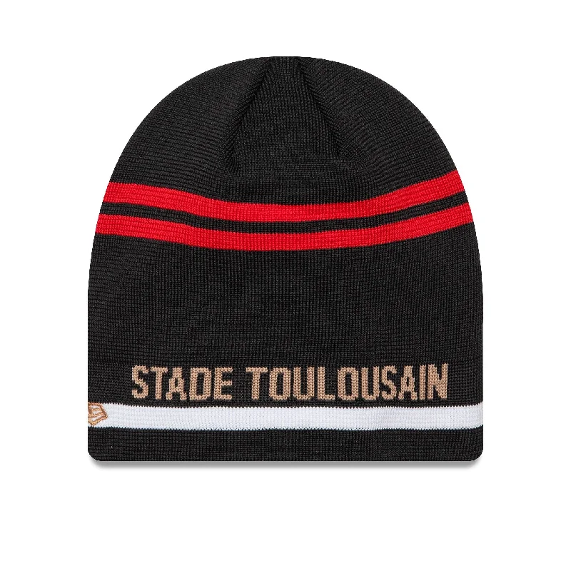 Stade Toulousain Engineered Black Beanie Hat