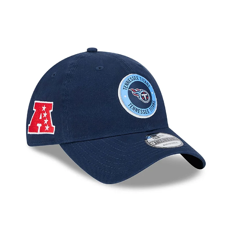 Tennessee Titans NFL Sideline 2024 Dark Blue 9TWENTY Adjustable Cap