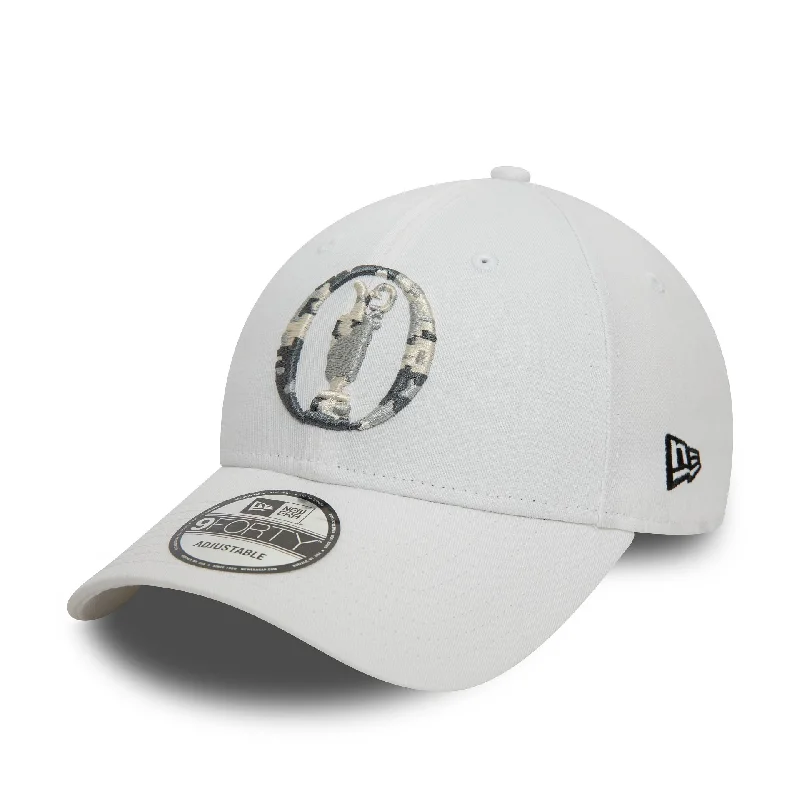 The Open Championships Camo Infill White 9FORTY Adjustable Cap