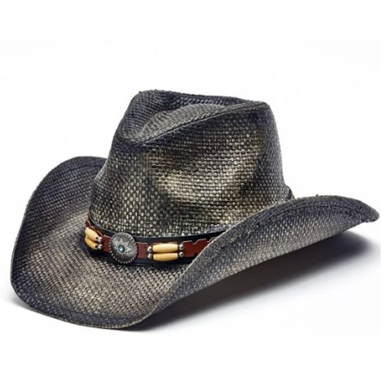 Black Toyo Straw Hat