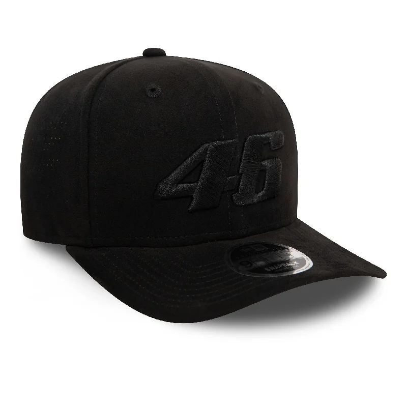 VR46 Faux Suede Perforated Black 9FIFTY Original Fit Cap