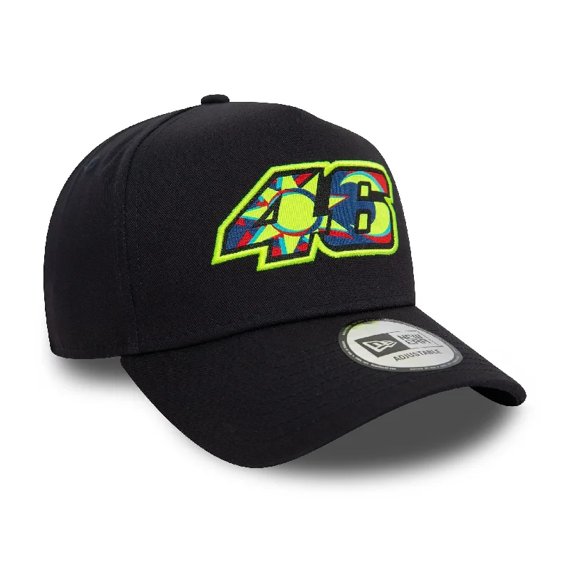 VR46 Graphic Overlay Navy 9FORTY E-Frame Adjustable Cap