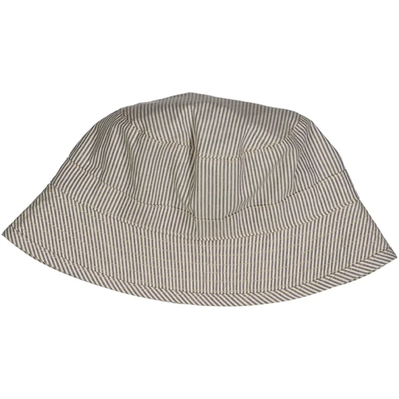 Wheat Classic Blue Stripe Marlon Sun Hat